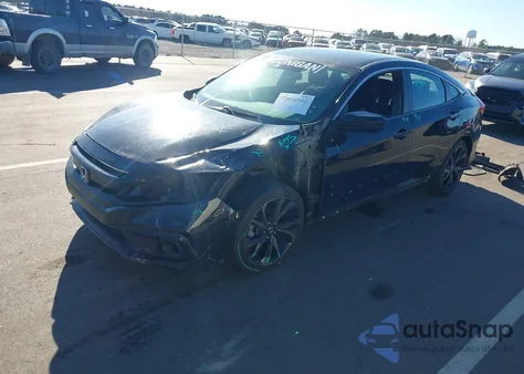 2020 Honda Civic Sport z USA, uszkodzony, nr VIN 19XFC2F81LE004631